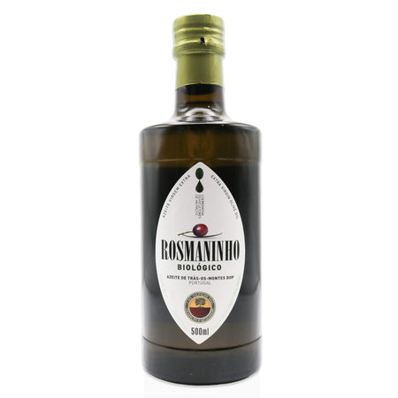 Bottle of Rosmaninho Biologico on a white background