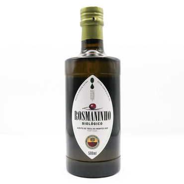 Bottle of Rosmaninho Biologico on a white background